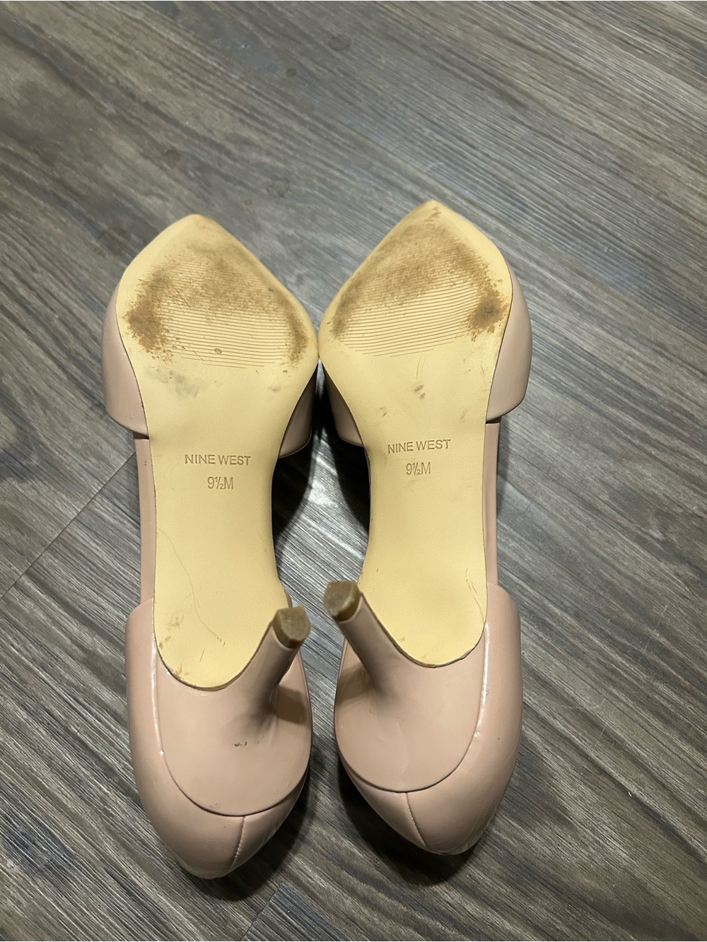 Nine West Blush Nude Pointed-Toe Pumps - Picture 2 of 3